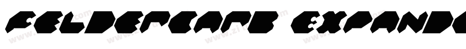 Feldercarb Expanded字体转换